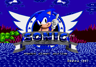 Sonic - Into The Void (v2.4) Title Screen